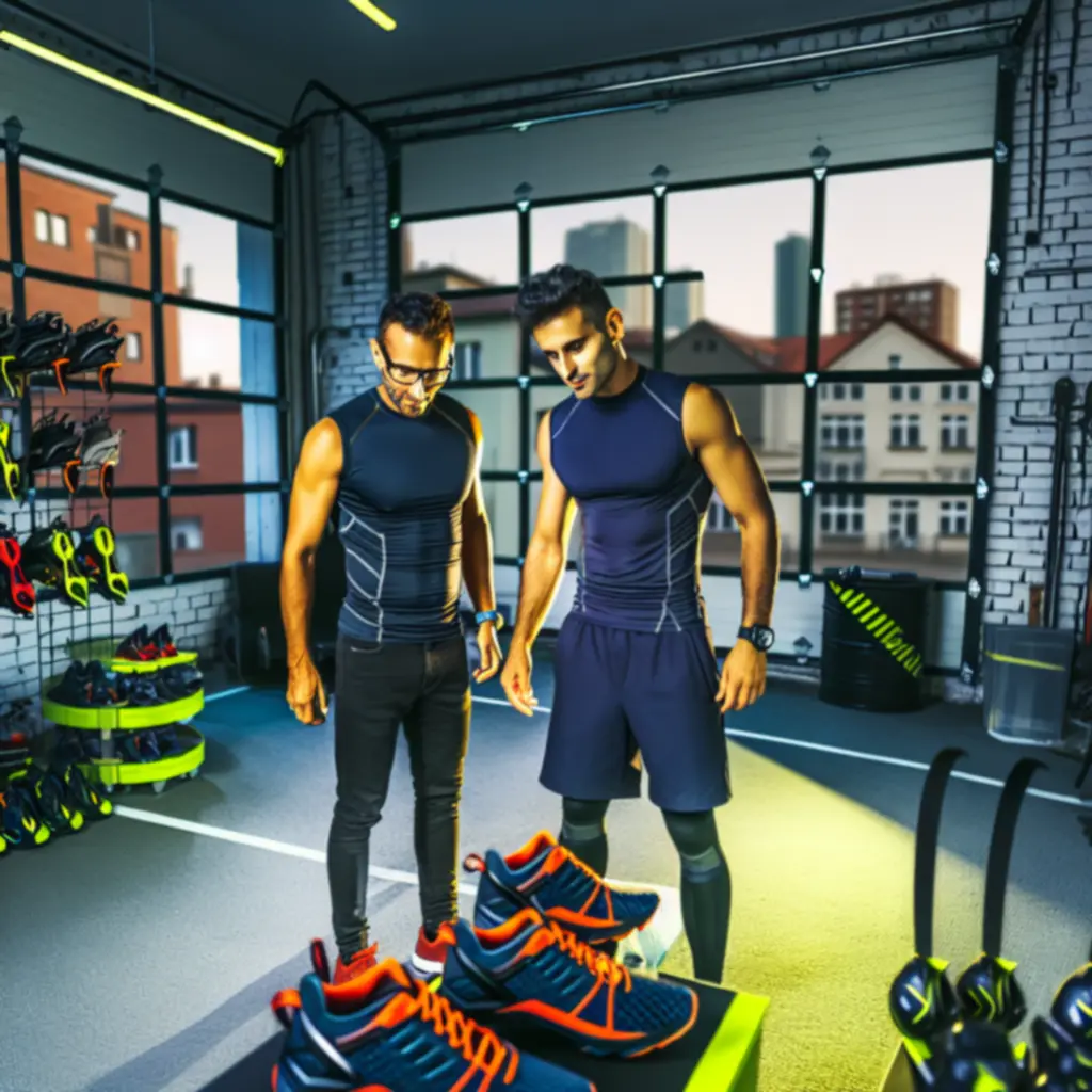 Założyciele SporttGear podczas treningu