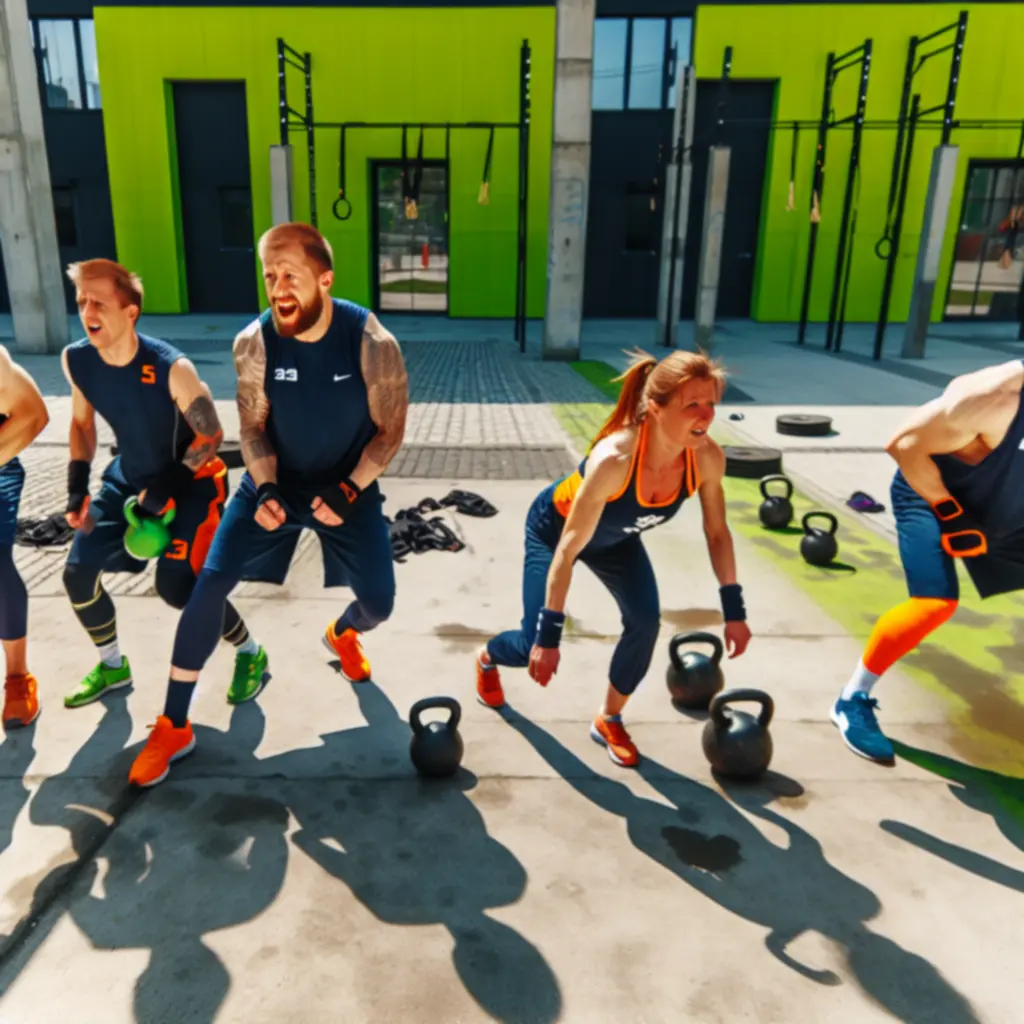 Grupowy trening społeczności SporttGear