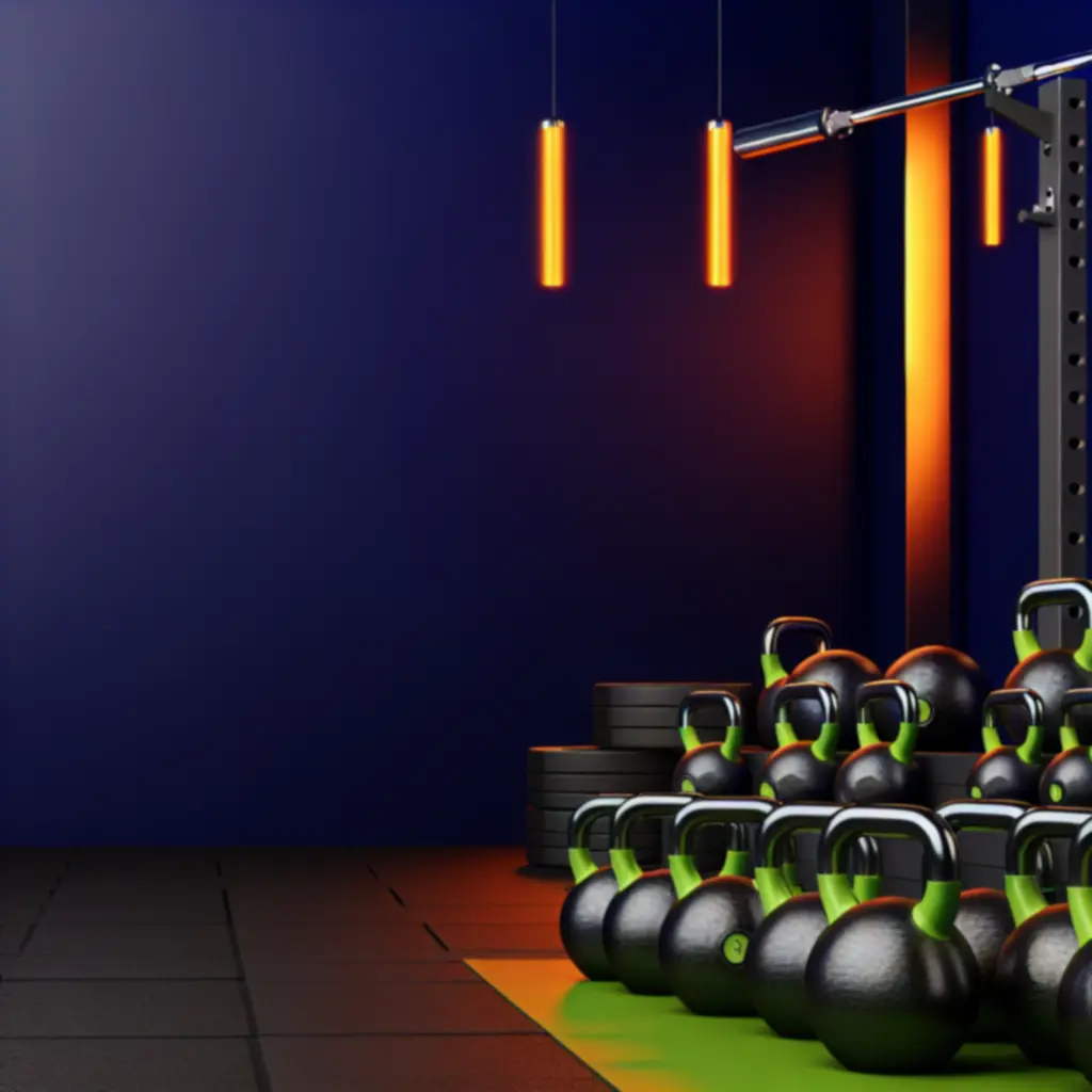 Profesjonalny sprzęt treningowy - hantli, kettlebell i maty