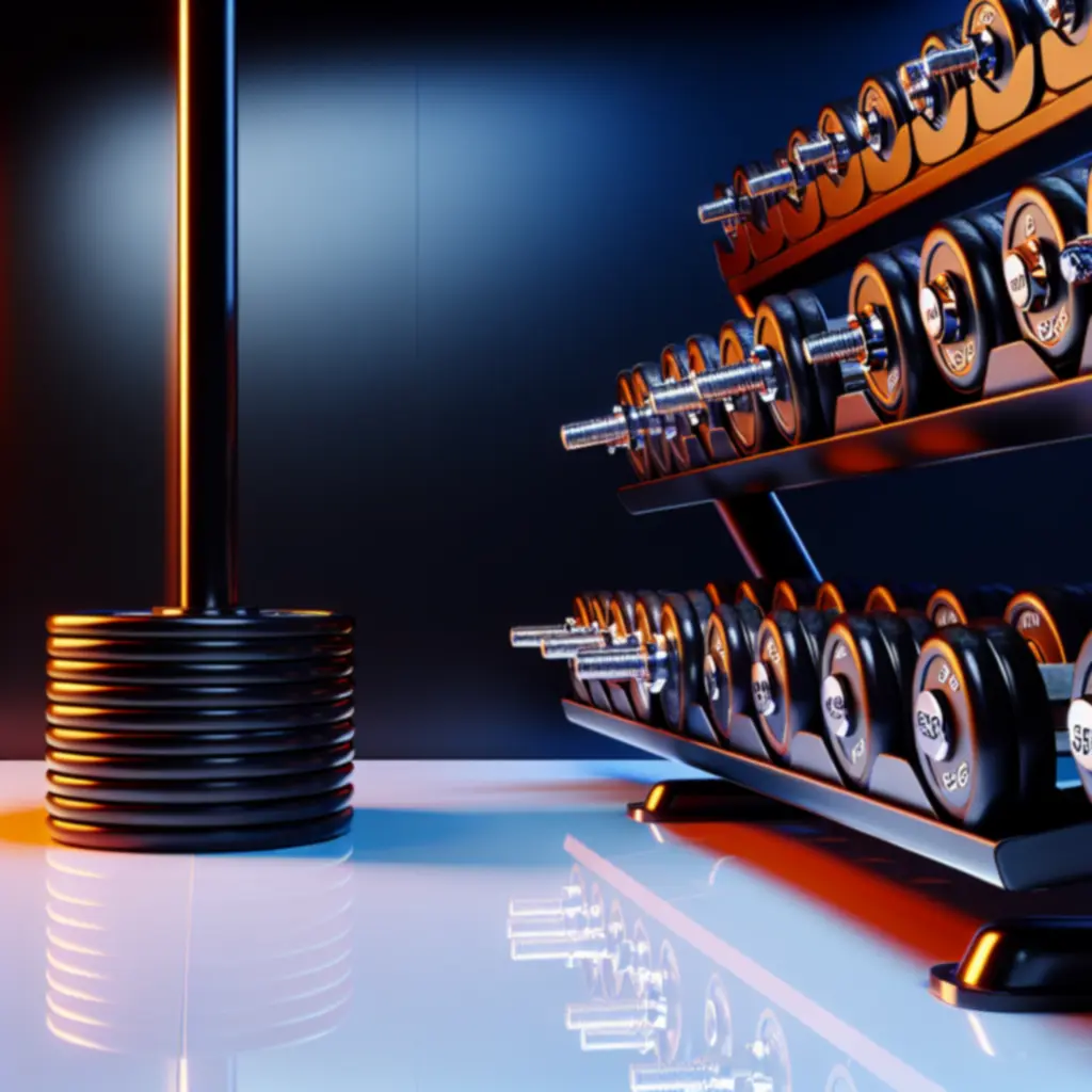 Kolekcja premium kettlebelli i hantli